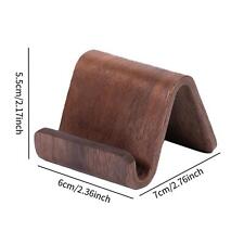 Holz-Handyhalter-Ständer, kompakte Handyhalterung für Büro, Zuhause,