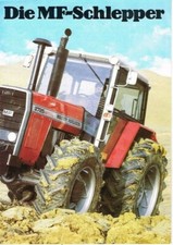 MF-Schlepper, orig. Programmübersicht inkl. techn. Daten 80er Jahre