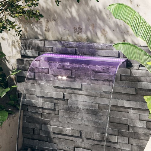 Wasserfall element mit rgb - wasserfall-element,