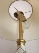 Nachttischlampe / Porzellan