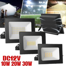 12V LED Fluter Strahler Scheinwerfer DC12V 10W/20W/30W Außen Flutlicht lampe DE