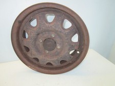 1x Stahlfelge Opel Agila A 4,5Jx14" ET45 LK 4x100 schwarz 2141014 KBA43736 Kappe