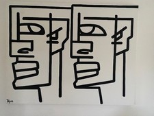 Moderne abstrakte Kunst von