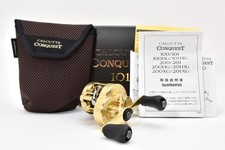 Shimano 21 CALCUTTA CONQUEST 101 Linke Hand Köder Guss Rolle Sehr Gute #2688