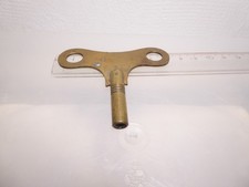 antik Flügelschlüssel Messing Uhr Regulator  Vierkant innen 4 x 4 x 13 mm 28 g