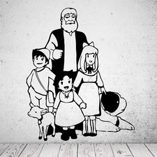 Wandtattoo Heidi und Freunde