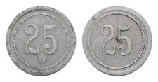 Wertmarke marke beidseitig - wertmarke, 25