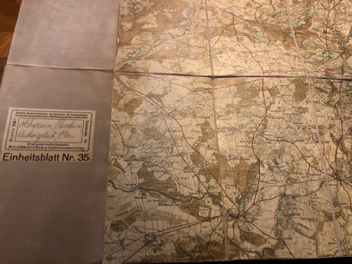 Alte landkarte auf - auf, leinen
