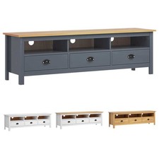 TV Schrank Kiefer Massiv Fernsehschrank Massivholz HiFi TV Lowboard 158×40×47 cm