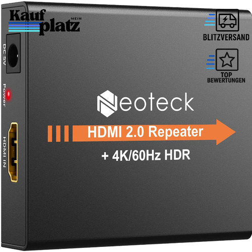 Hdmi repeater 60m - 4k, 3d