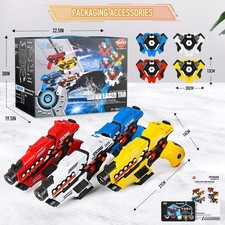 VATOS BB8913F Laser Tag Spielzeug Pistole und LED-Bildschirm, 4er-Set Lase