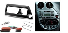 Radioblende Set für Ford Streetka 1DIN Farbe Schwarz Rahmen mit Adapter Rahmen