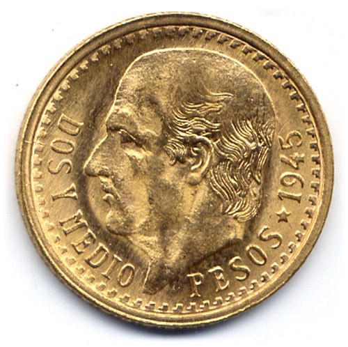 Mexiko two pesos and half - :,