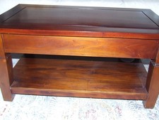 couchtisch holz mit  2