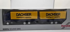 Herpa 284684 - "Dachser"  Mercedes-Benz Actros L '02 Wechselkoffer-Hängerzug