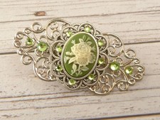 Kleiner Haarclip mit Rose