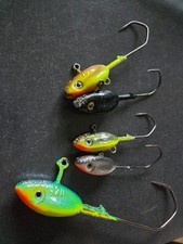 Jenzi Jig Kopf Jighaken 60 - 120g, Dorschbombe Jighead Jigkopf Dorsch 5 Stück