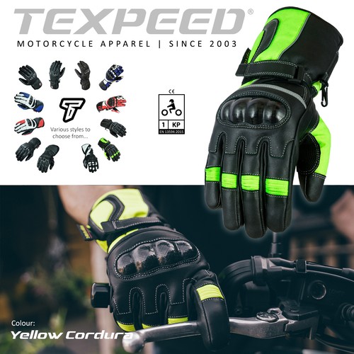 Motorrad leder handschuhe - leder,