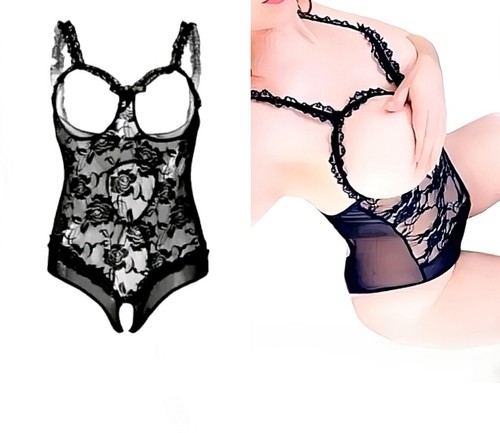 Damen body kostüm - kostüm, schwarz