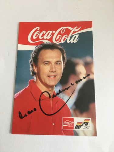 Autogrammkarte coca cola - coca,