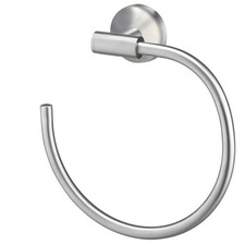 TrendLine Handtuchring Simple Round Handtuchalter Absenkdämpfer Edelstahl
