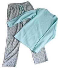 Home Wear Anzug Mint Farben Größe S 36/38 Fleece Relax Hausanzug