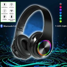 Gaming Kopfhörer Wireless Stereo Bluetooth 5.0 Headset On-Over-Ear Mit Mikrofon
