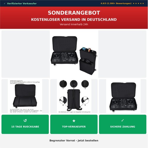 Controller tasche für - dj-controller-tasche,