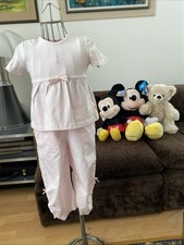 STEIFF ROSA BABYSET TSHIRT & HOSE GR. 80 BAUMWOLLE & ELASTHAN LOGO BÄRCHENMOTIV