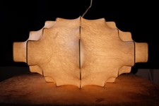 Goldkant Wauer Flos Design Cocoon Lampe 60er Original vintage Castiglioni style 