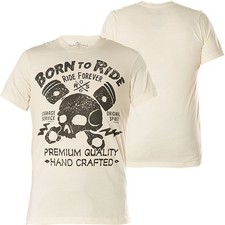 REBEL SPIRIT T-Shirt RSSK182029 Natural Creme T-Shirts