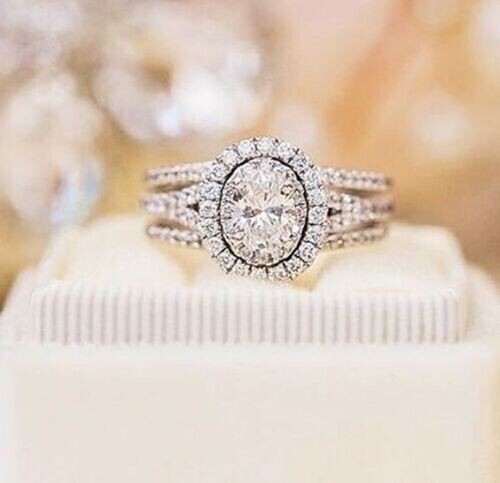 Ovalschliff diamant 14 - kt,