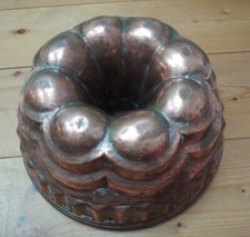 Alte Kupferbackform Buckelform