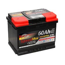 Autobatterie SPEED MAX 12V 60Ah 600A Start Stop EFB Starterbatterie AFB