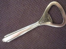 Flaschenöffner Silber 800 Art Deko Kapselheber Bauhaus Design Stufen Pyramide