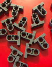 10 x Lego 32530 Doppelpin Verbinder 1x2x1 2/3 neu dunkelgrau aus 7964 75025 3182