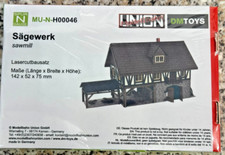 Modellbahn Union N-H00046 Sägewerk Bausatz OVP Ungeöffnet Lasercut