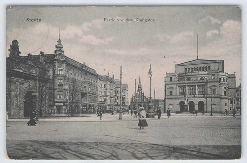 Ansichtskarte stettin - ansichtskarte,