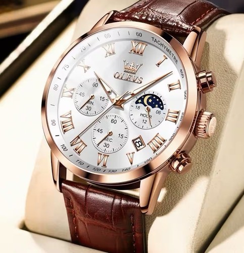 Olevs 5529 herren chronograph - 5529,
