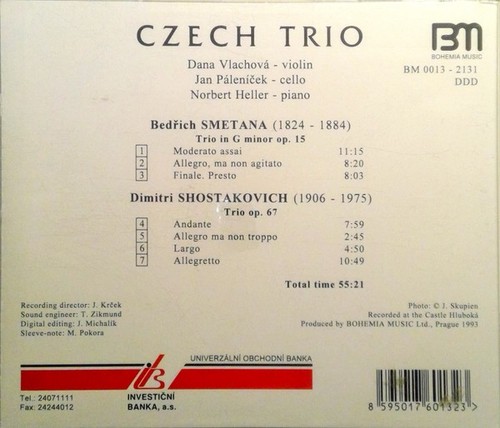 Czech trio shostakovich - -, /