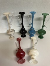 6 Lauscha Glas Vasen Karaffen