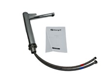 IBERGRIF Waschtischarmatur Badarmatur Wasserhahn Bad, Hoch 360° Drehbar Chrom