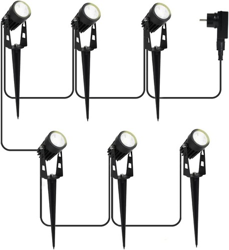 Led gartenstrahler 6er set - led,