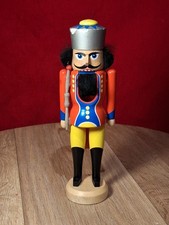 Seiffener Nussknacker Volkskunst klein König 20 cm Nachlass 