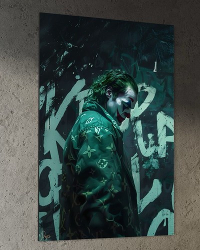 Joker leinwandbild farbig - leinwandbild, deko