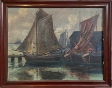 "Fischerboote im Hafen