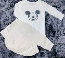 Disney Baby Set. 2-tlg. Gr.68 Body ?Strampler  ?Hose  ?Baumwolle  Micky Maus