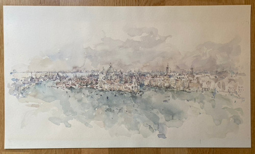 Anton eckel aquarell - anton, aquarell.
