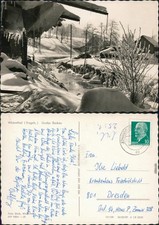 Ansichtskarte Wildenthal-Eibenstock Große Bockau im Winter 1965