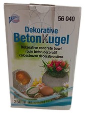 Artidee Kreativ Bastelset Dekorative BetonKugel Grau DIY Deko